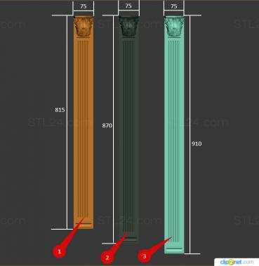 Pillar (Box QPL 0025 1, ST_0362) 3D models for cnc